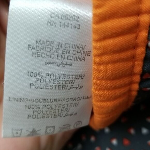 Point Zero Shorts Men's Size Small Dry Edition Orange Grey Zipper Pockets - Picture 7 of 7